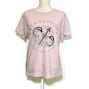 NWOT Sagittarius Lavender Pink Short Sleeve Tee T Shirt Top New Grayson Threads
